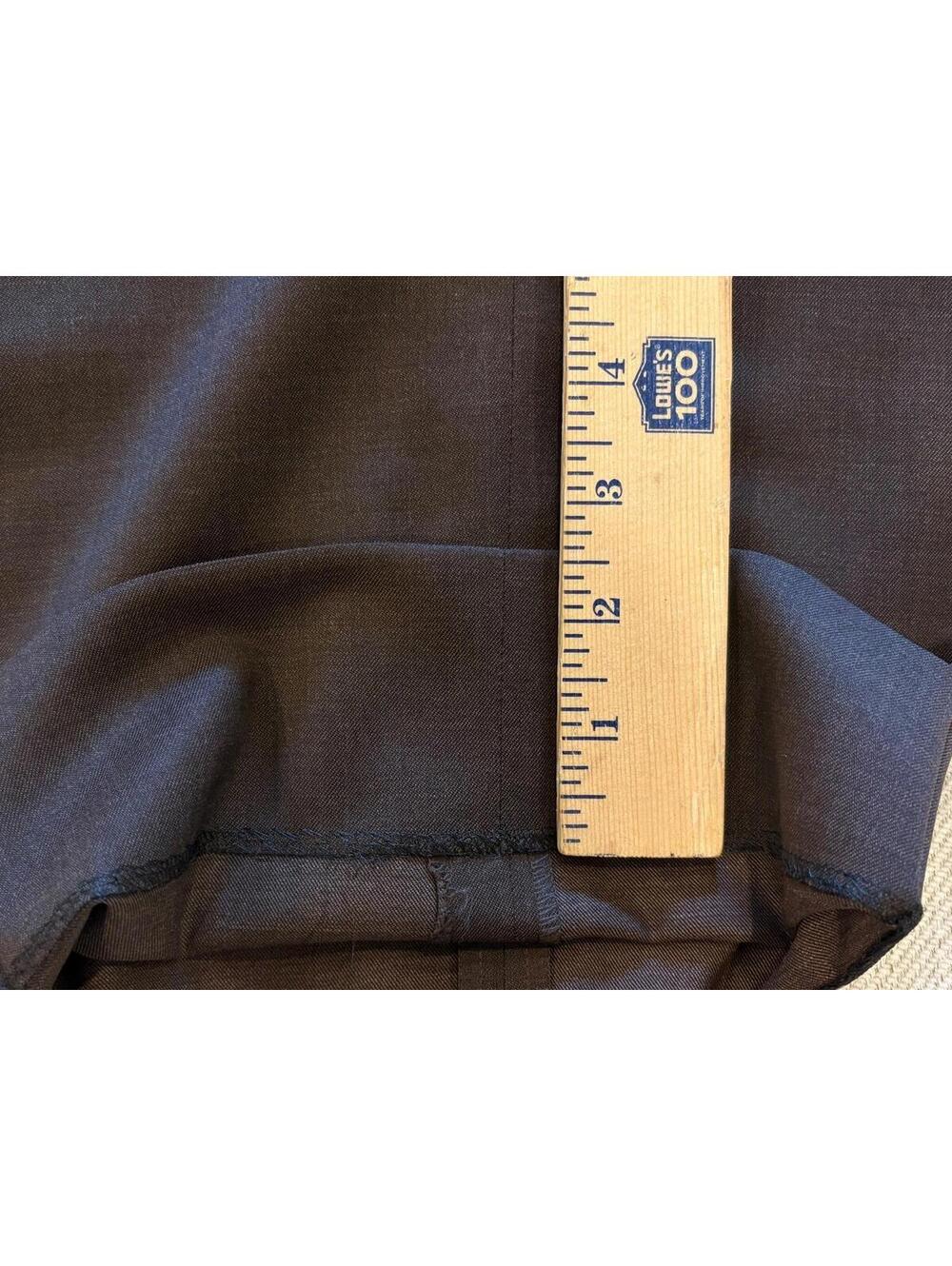 Brioni Sigma Trousers 35x30 Brown 100% Superfine Wool Italy - Picture 7 of 11